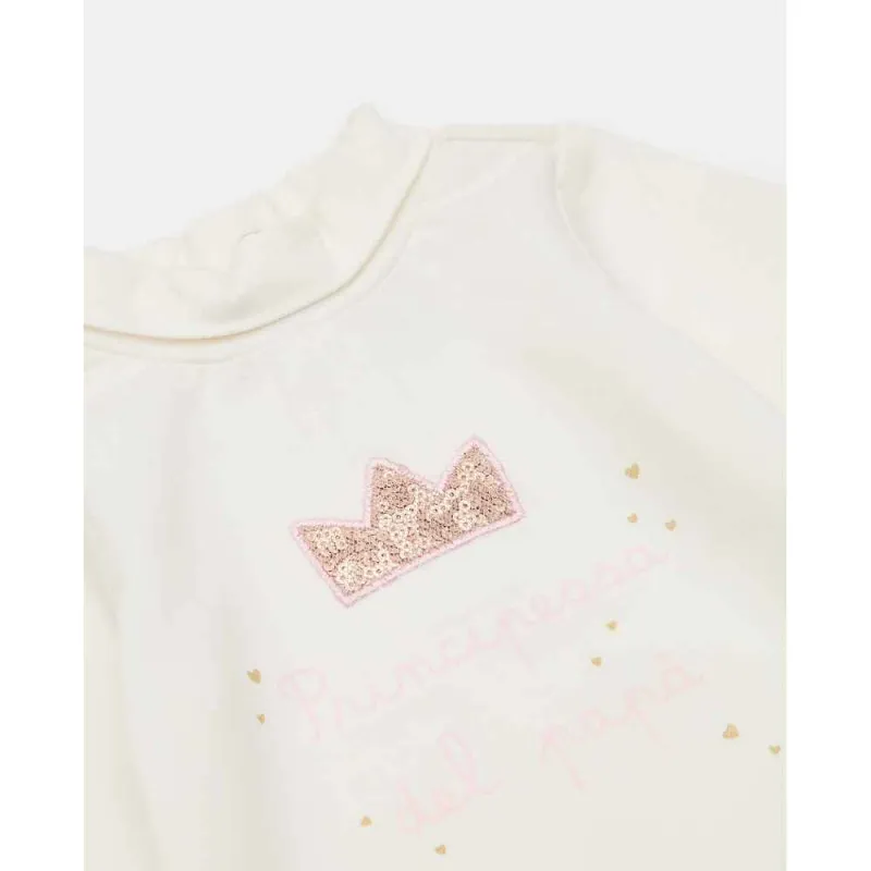 BLUKIDS ROLKA T-SHIRT TURTLENECK BLANC DE BLANC