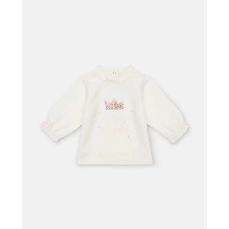BLUKIDS ROLKA T-SHIRT TURTLENECK BLANC DE BLANC