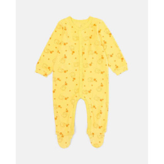 BLUKIDS ZEKA BOY VELOUR ROMPER GOLDFINCH
