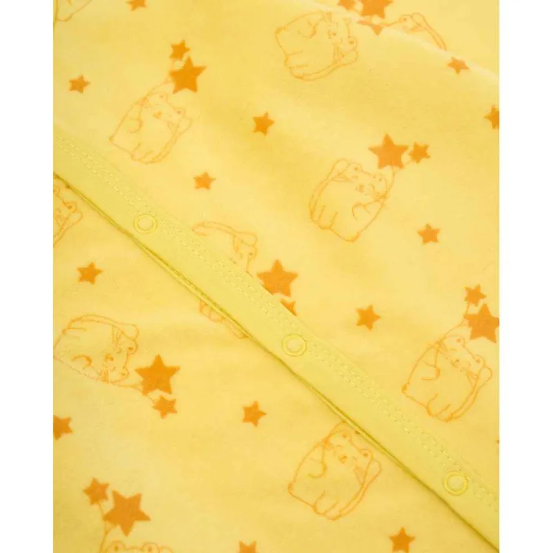 BLUKIDS ZEKA BOY VELOUR ROMPER GOLDFINCH