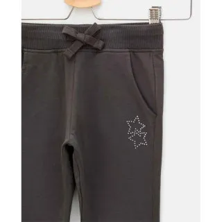 BLUKIDS PANTALONE TROUSERS SOLID METEORITE