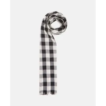 BLUKIDS ESARPA SCARF CHECK BLACK/WHITE MULTICOLOUR 