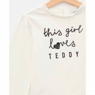 BLUKIDS MAJICA DUG RUKAV T-SHIRT L/S SNOW WHITE