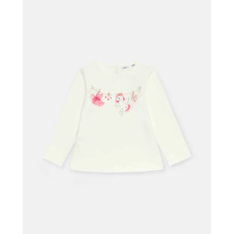 BLUKIDS MAJICA DUG RUKAV TSHIRT CLOUD DANCER