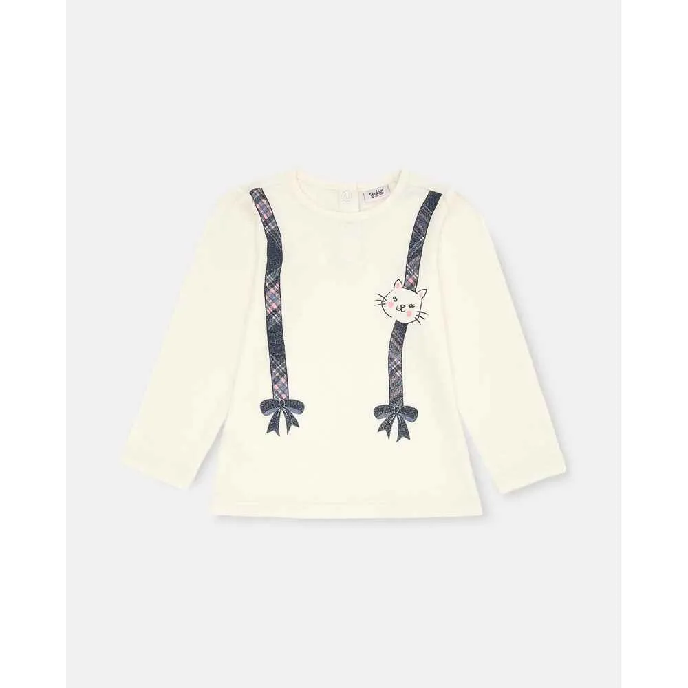 BLUKIDS MAJICA DUG RUKAV TSHIRT CLOUD DANCER