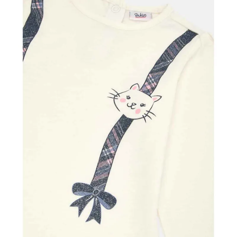 BLUKIDS MAJICA DUG RUKAV TSHIRT CLOUD DANCER