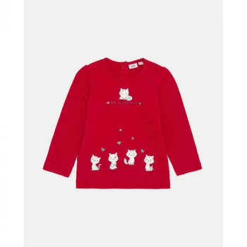 BLUKIDS MAJICA DUG RUKAV TSHIRT JESTER RED 