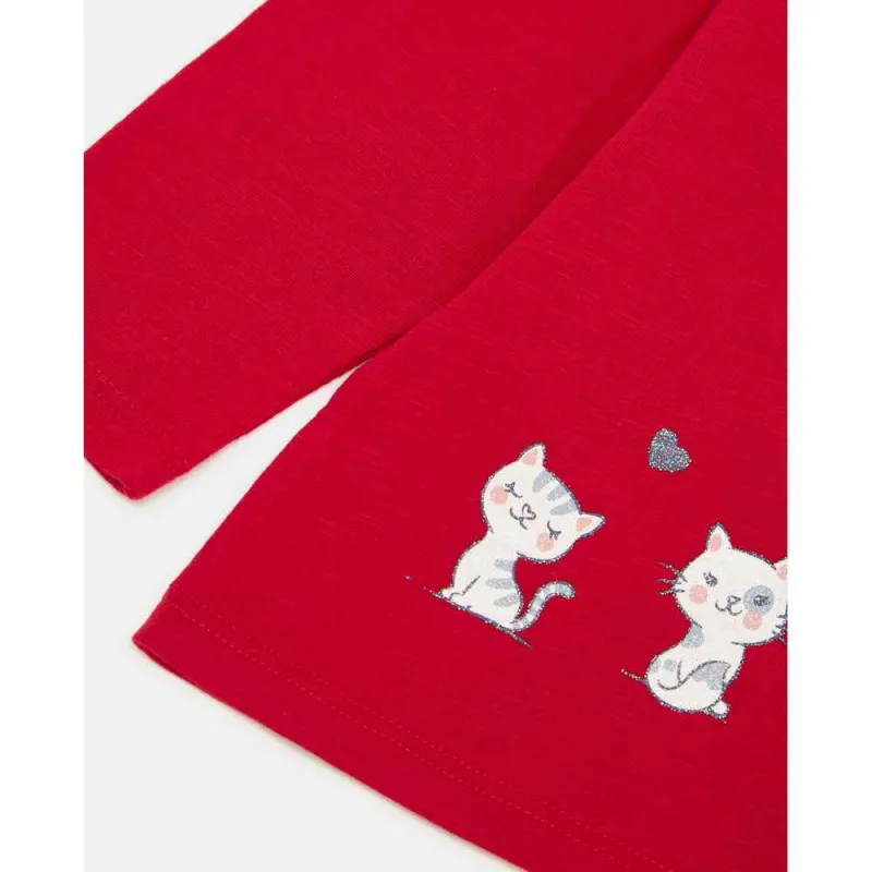 BLUKIDS MAJICA DUG RUKAV TSHIRT JESTER RED