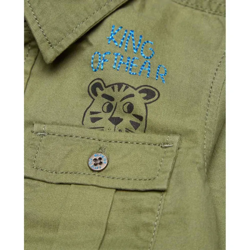 BLUKIDS KOSULJA SHIRT OLIVINE