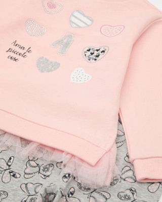 BLUKIDS TRENERKA KOMPLET JOGGING SET CHINTZ ROSE