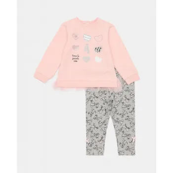 BLUKIDS TRENERKA KOMPLET JOGGING SET CHINTZ ROSE 