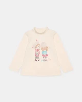 BLUKIDS MAJICA DUG RUKAV HIGH NECK PRISTINE 