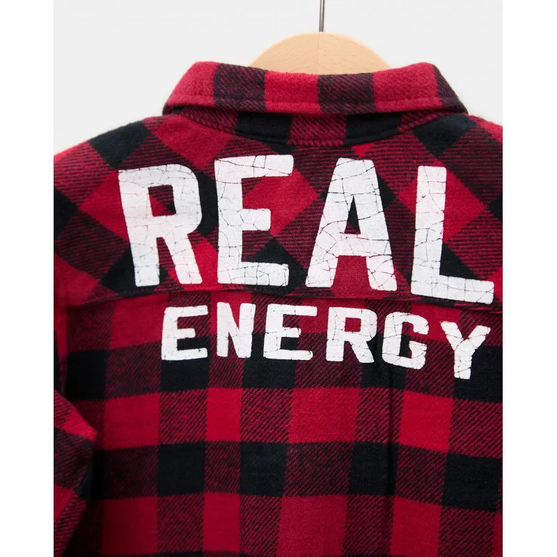 BLUKIDS KOSULJA CHECKS SHIRT BLACK/RED CHECK