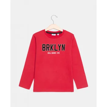 BLUKIDS MAJICA DUG RUKAV T-SHIRT HAUTE RED 