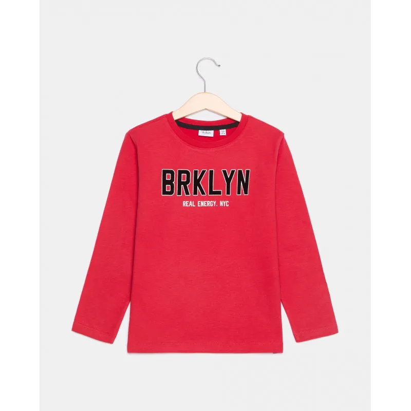 BLUKIDS MAJICA DUG RUKAV T-SHIRT HAUTE RED 