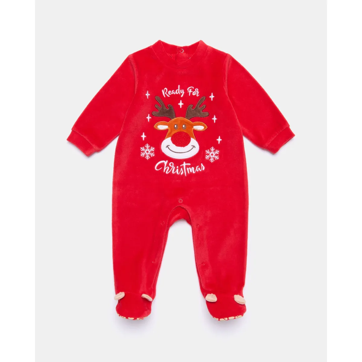 BLUKIDS ZEKA CHRISTMAS ROMPER CHINESE RED