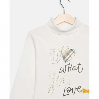 BLUKIDS MAJICA DUG RUKAV T-SHIRT L/S SNOW WHITE