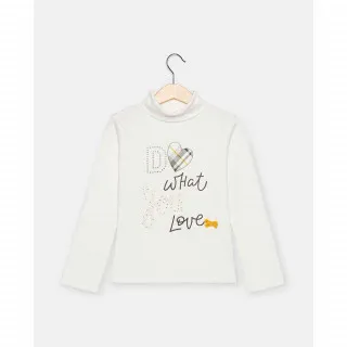 BLUKIDS MAJICA DUG RUKAV T-SHIRT L/S SNOW WHITE