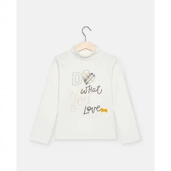 BLUKIDS MAJICA DUG RUKAV T-SHIRT L/S SNOW WHITE 