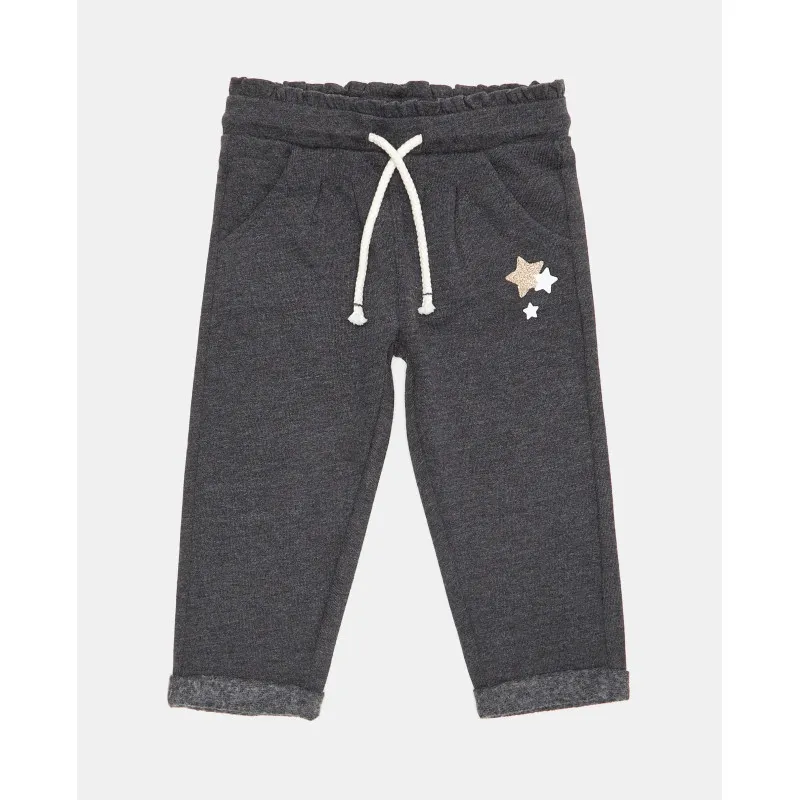 BLUKIDS PANTALONE PANT DARK GREY MELANGE