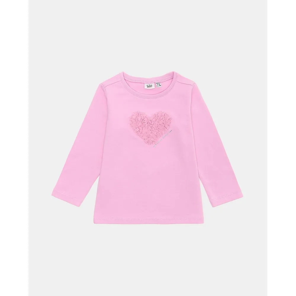 BLUKIDS MAJICA DUG RUKAV PINK LAVENDER 