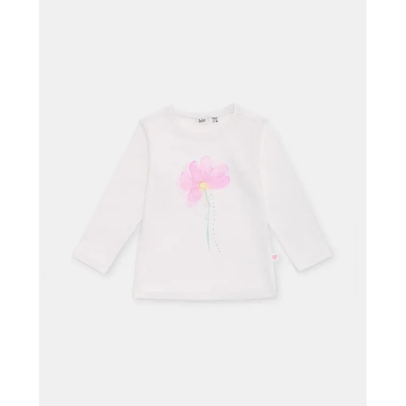 BLUKIDS MAJICA DUG RUKAV BRIGHT WHITE 