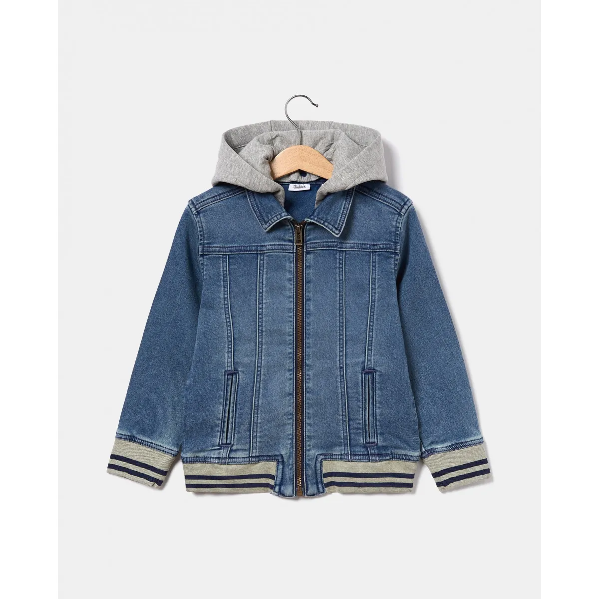 BLUKIDS TEKSAS JAKNA DENIM JKT WITH HOOD