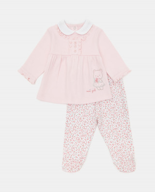 BLUKIDS SET BENKA I DONJI DEO INTERLOCK SET GIRL