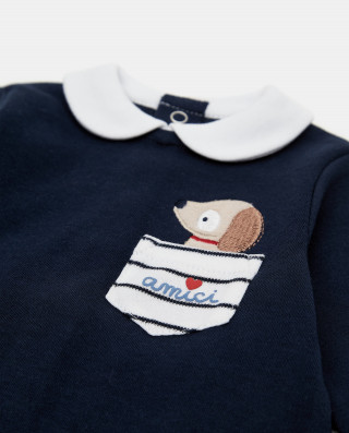 BLUKIDS SET BENKA I DONJI DEO SET 2PC BOY BLU