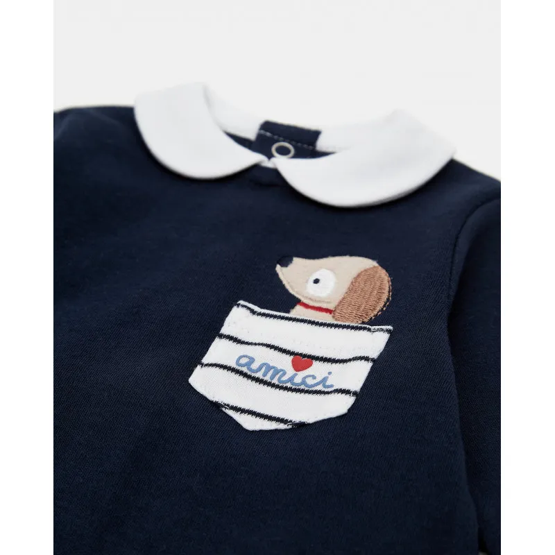 BLUKIDS SET BENKA I DONJI DEO SET 2PC BOY BLU