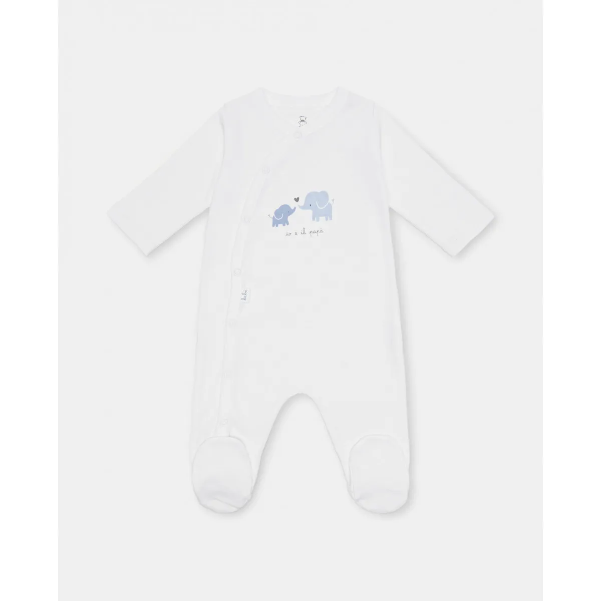 BLUKIDS ZEKA ROMPER BLU ELEFANTE