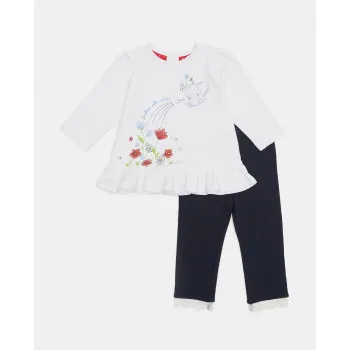 BLUKIDS SET MAJICA I HELANKE SET GIRL INTERLOCK 