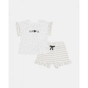 BLUKIDS SET MAJICA I SORTS SET GIRL BAMBOO 