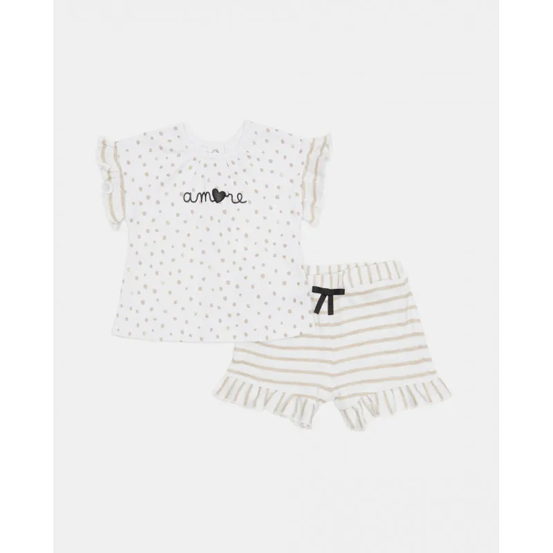 BLUKIDS SET MAJICA I SORTS SET GIRL BAMBOO