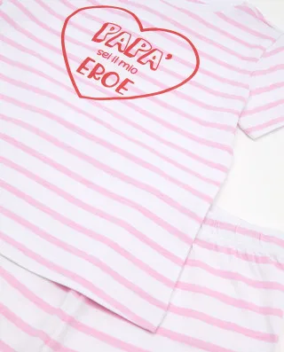 BLUKIDS PIDZAMA SHORT PJA GIRL PAPA 