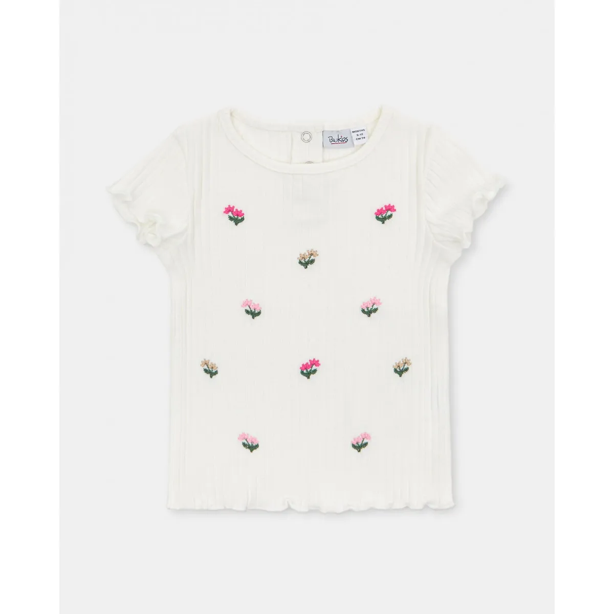 BLUKIDS MAJICA KRATAK RUKAV TSHIRT RIB W/EMBRO
