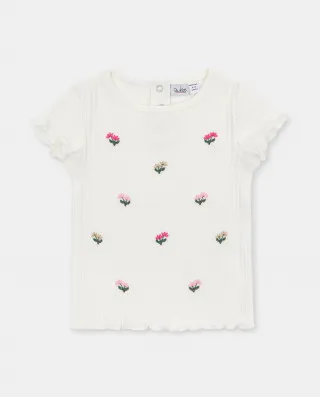 BLUKIDS MAJICA KRATAK RUKAV TSHIRT RIB W/EMBRO