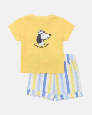 BLUKIDS SET MAJICA I SORTS SET BOY STRIPES