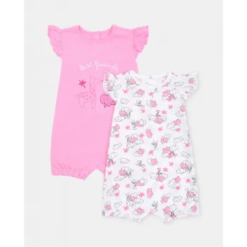 BLUKIDS ZEKA PK 2 ROMPER GIRL 