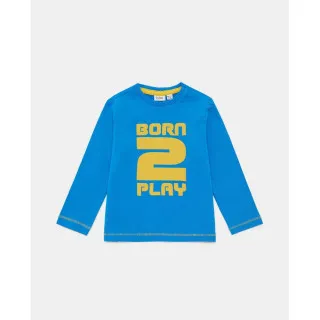 BLUKIDS MAJICA DUG RUKAV IBIZA BLUE 