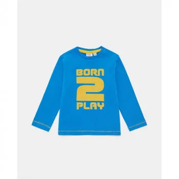 BLUKIDS MAJICA DUG RUKAV IBIZA BLUE 