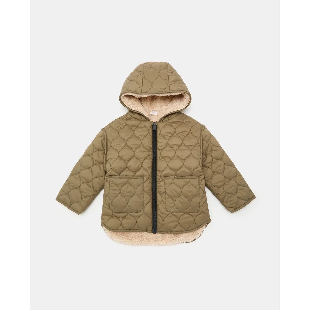 BLUKIDS JAKNA W/MICKEY STONE GRAY