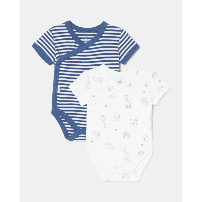 BLUKIDS BODI KRATAK RUKAV 2 KOM BIJOU BLUE