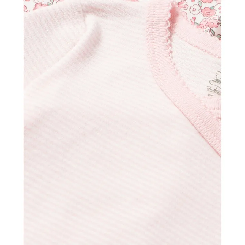 BLUKIDS BODI DUG RUKAV 2 KOM CHALK PINK