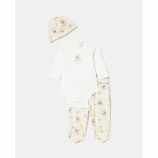 BLUKIDS SET MAJICA DUG RUKAV I HELANKE WHITECAP GRAY