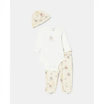 BLUKIDS SET MAJICA DUG RUKAV I HELANKE WHITECAP GRAY 