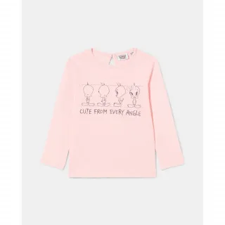 BLUKIDS MAJICA DUG RUKAV CRYSTAL ROSE