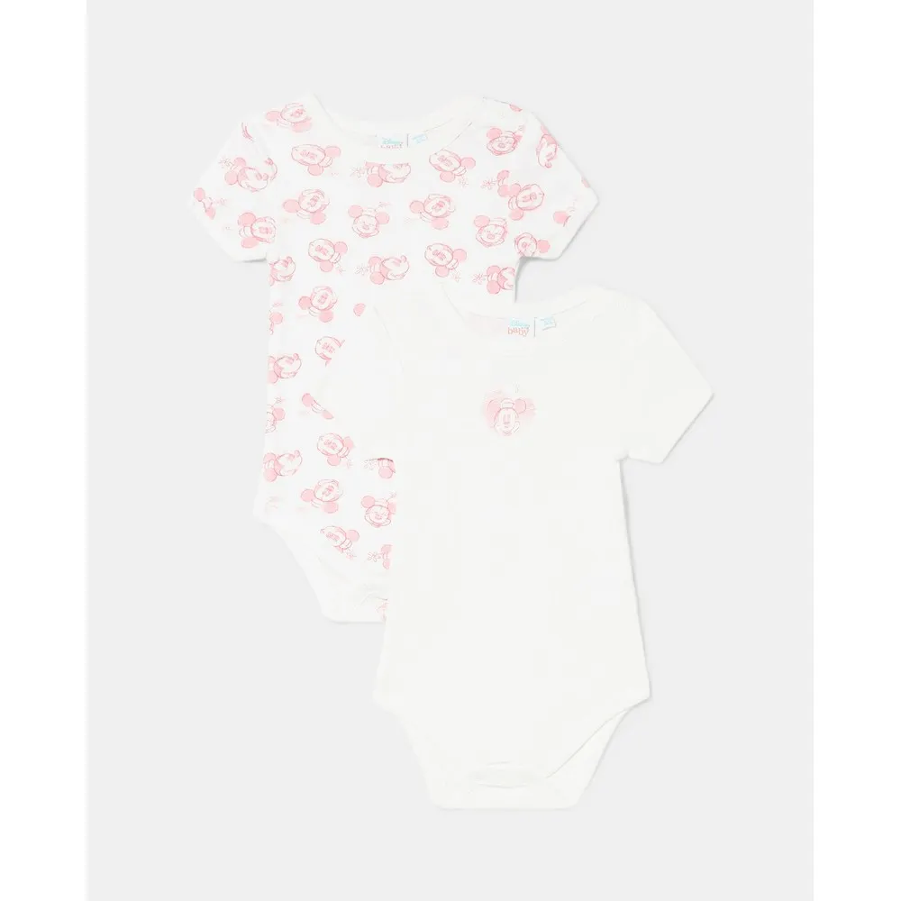 BLUKIDS BODI KRATAK RUKAV 2 KOM OPTICAL WHITE 