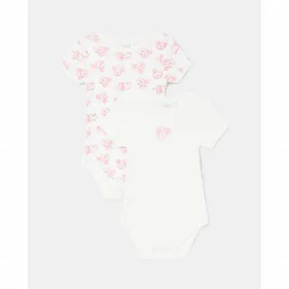 BLUKIDS BODI KRATAK RUKAV 2 KOM OPTICAL WHITE 