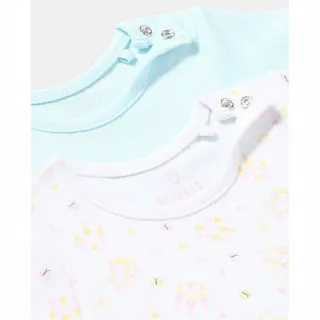 BLUKIDS BODI KRATAK RUKAV 2 KOM BRIGHT WHITE 